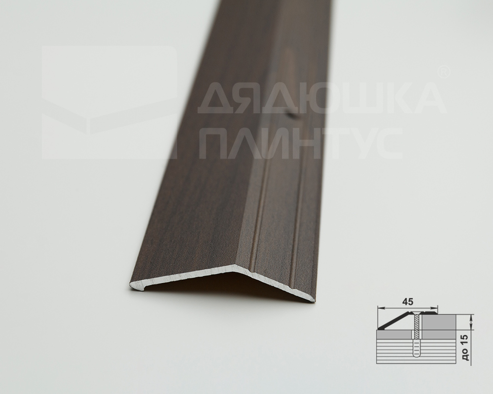 Порог разноуровневый ПР 04.1800.061 Дуб мокко