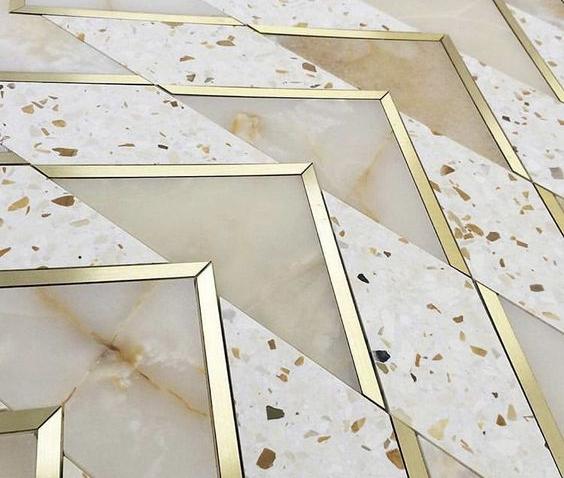 Порог одноуровневый латунный Progress PCROL 269 26 мм 2,7 м Полированый