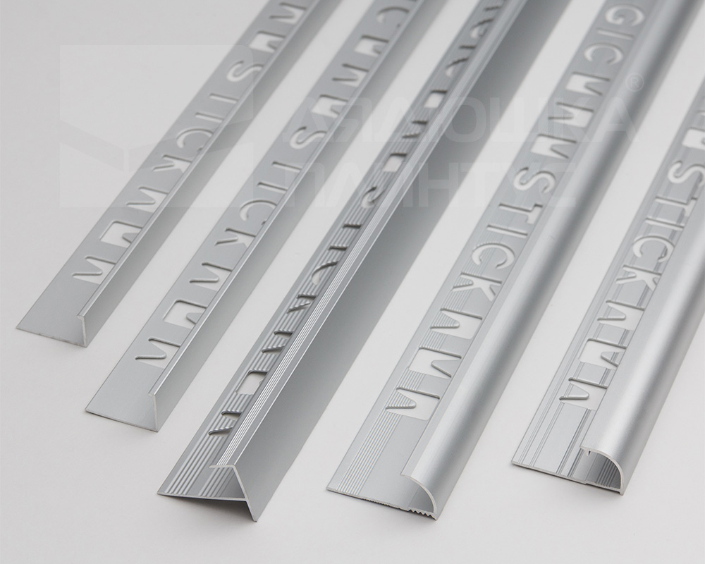 Профиль окантовочный Волшебная палочка MSPK 13.2700.01L 10мм 2,7м Серебро люкс