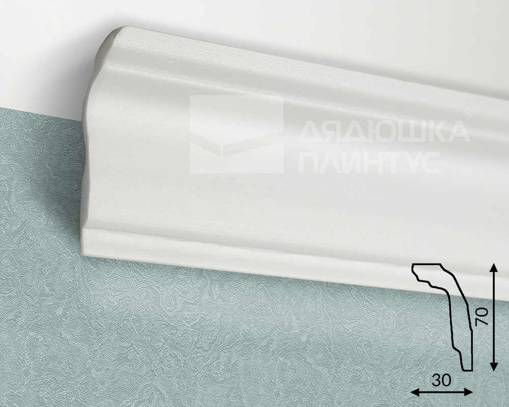 Карниз потолочный NMC LX-71 75*35мм 2м