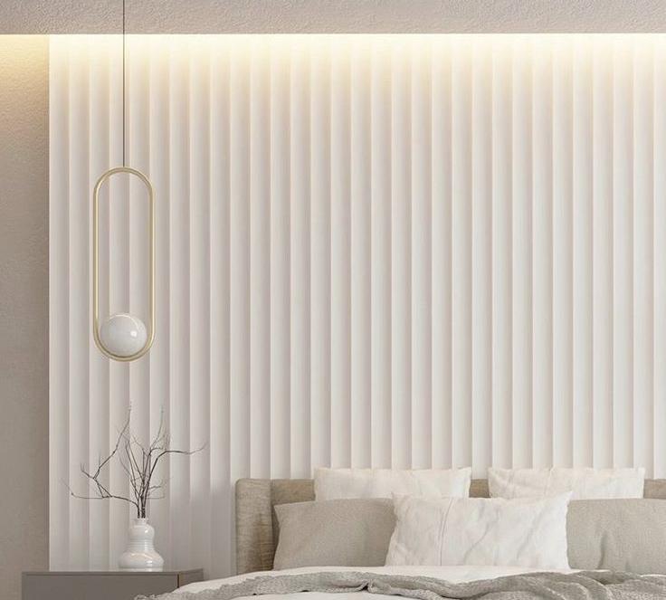 Стеновая панель 3D СОЛИД 4 UHD 12/120 120*2800 белая