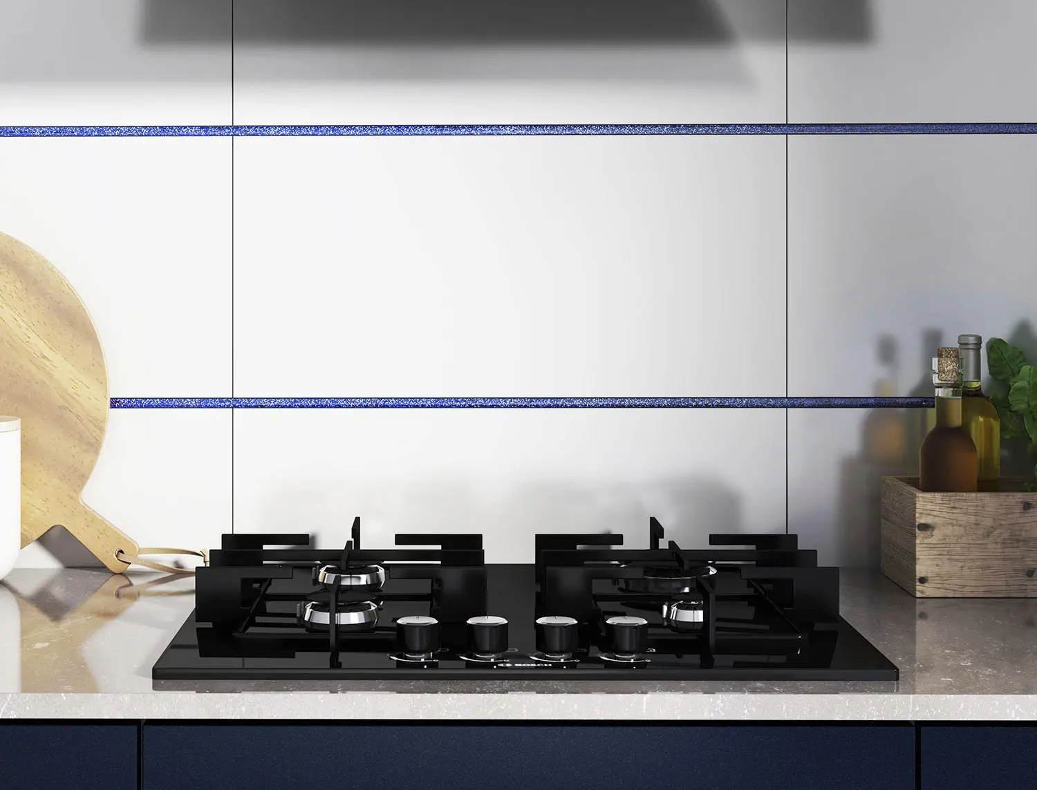 Профиль алюминиевый П-образный Alumacer 9*17мм 2,5м Бирюзовый