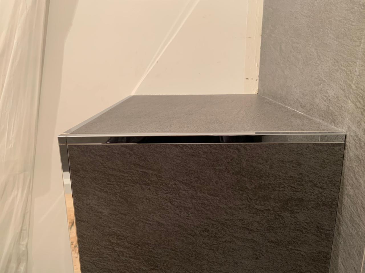 Капсула для прямоугол. профиля 10 мм Анод сер. CPJQSAA 10/2