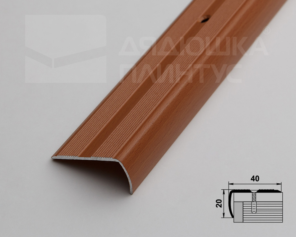 Порог угловой ПУ 06.1800.083 Бук