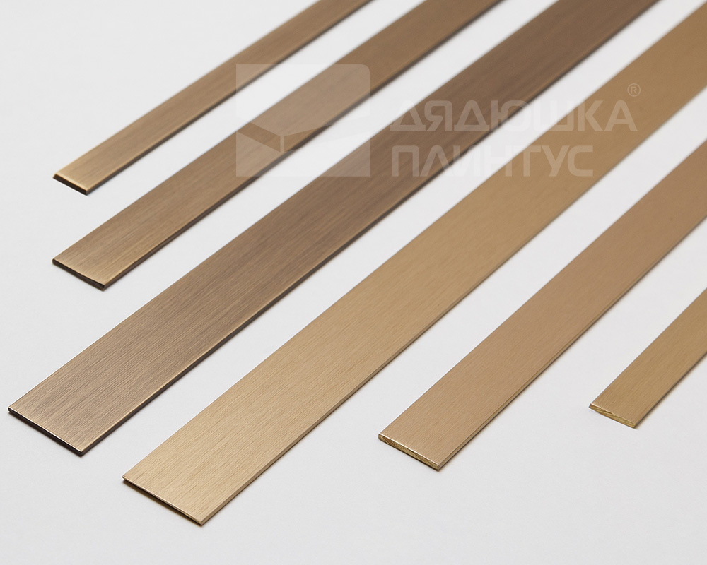 PVL89-03 Полоса латунь брашированная 20мм *2.7м