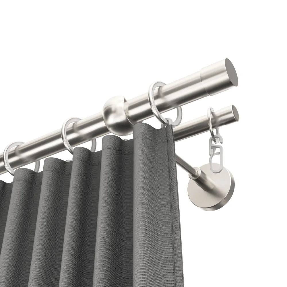 Карниз двухрядный кованый УЮТ d25мм 2,0м Сталь