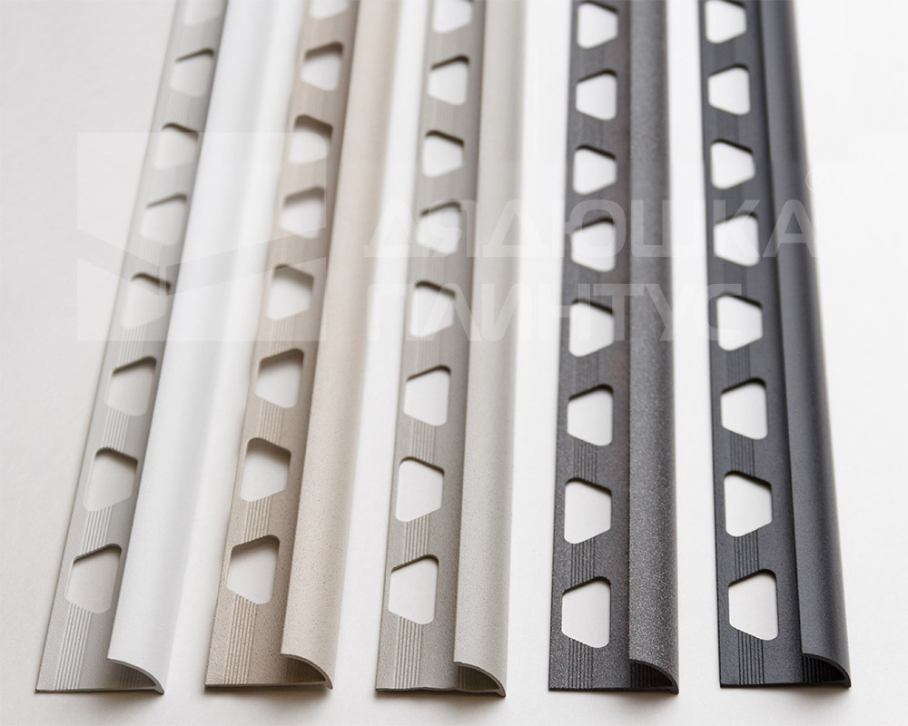 Алюминиевый наружный профиль ПО-9 (92481PF7)  белый муар 2,7 м.