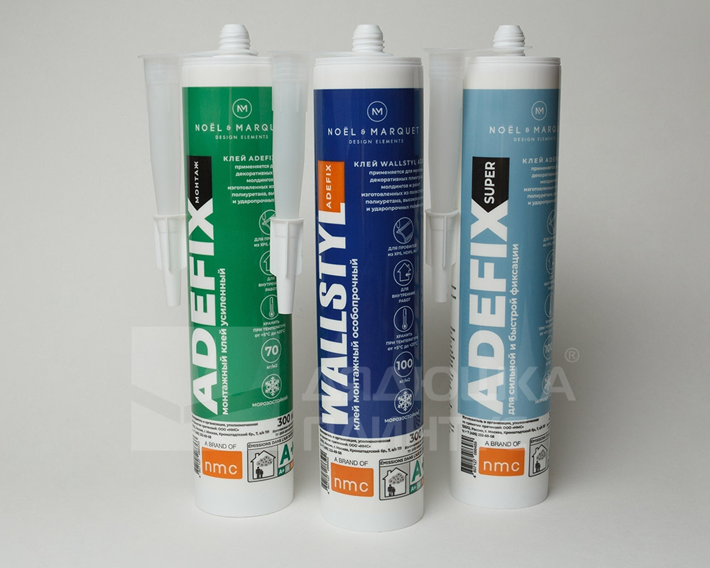 Клей монтажный акриловый белый "Adefix Super" 300 мл