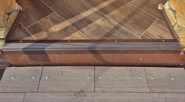 Порог угловой ПУ 04.1800.105 Дуб арктик