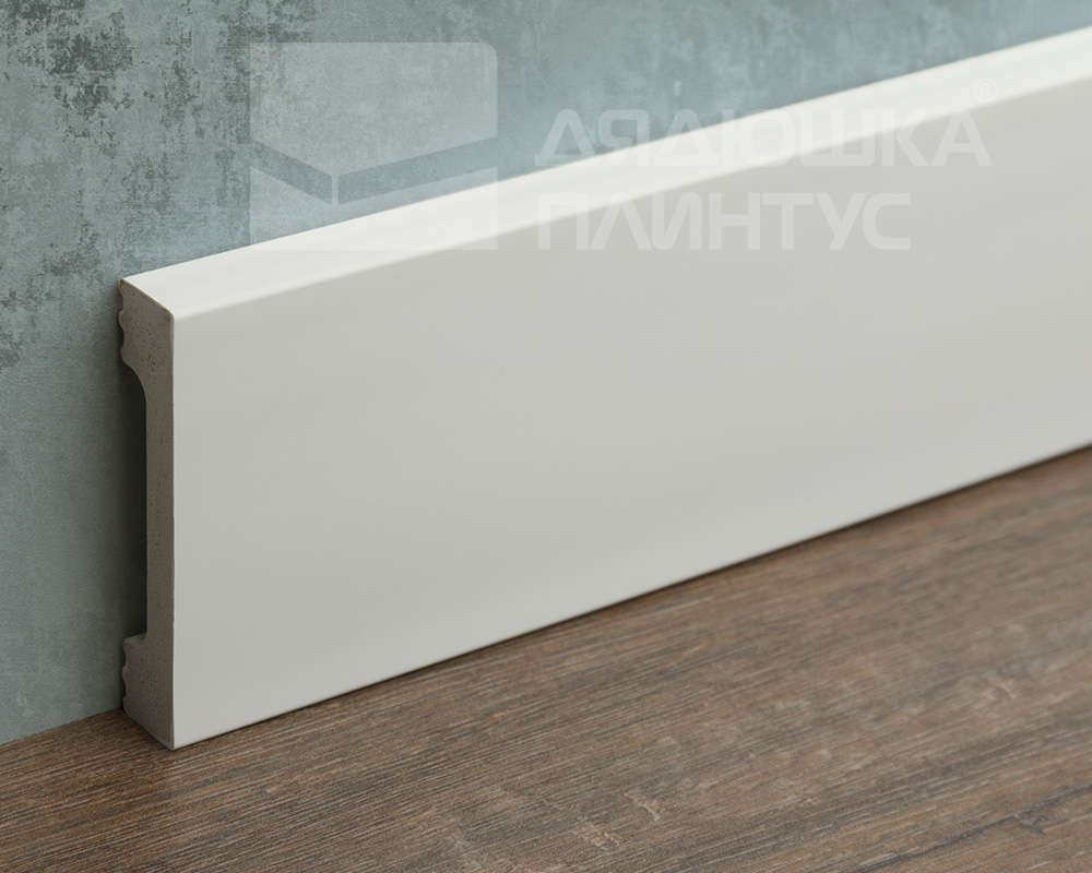 Плинтус полистирол высокой плотности Волшебная палочка MSPOL 123 80*11*2000 Окраска включена в стоимость