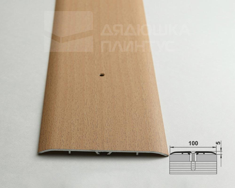 Порог одноуровневый ПС 05.900.043 Бук кантри