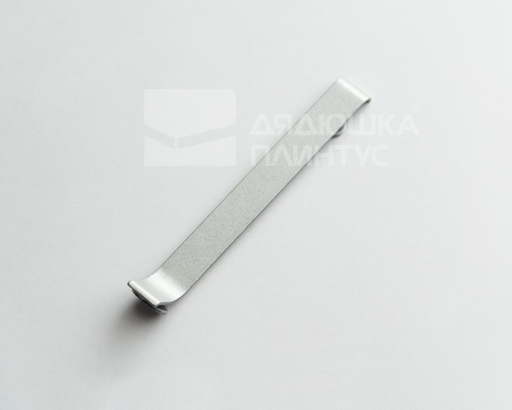 Соединитель для плинтуса Волшебная палочка 80 мм Серебро матовое