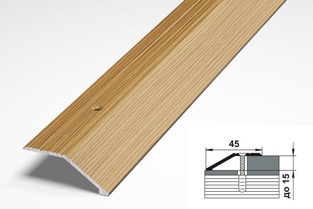 Порог разноуровневый ПР 04.1800.076 Бамбук