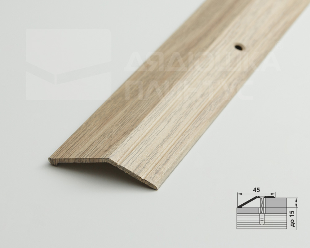 Порог разноуровневый ПР 04.1800.089 Клен белёный