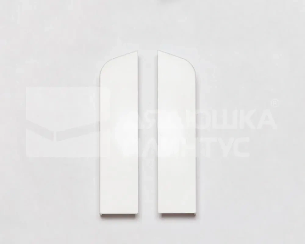 Заглушка для плинтуса из Вспененного ПВХ Аква. Белый