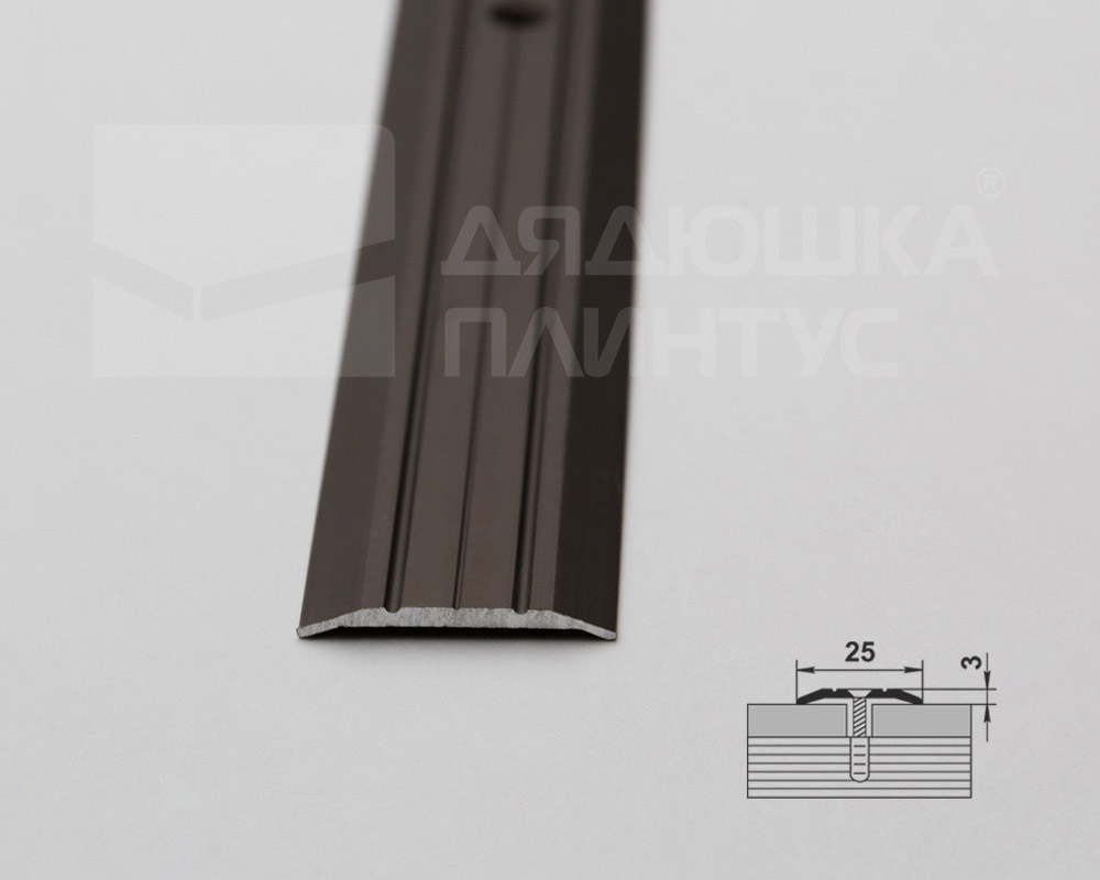 Порог одноуровневый ПС 01.2700.204л Бронза