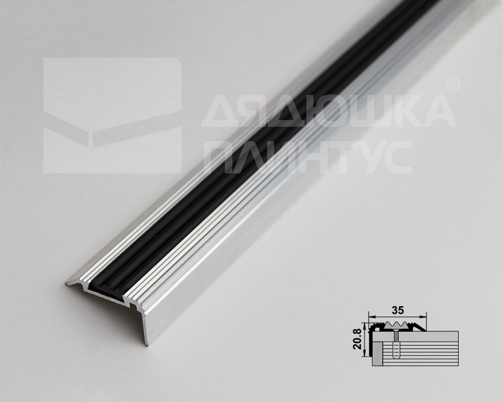 Порог угловой ПУ 07-1.1800.02л Золото