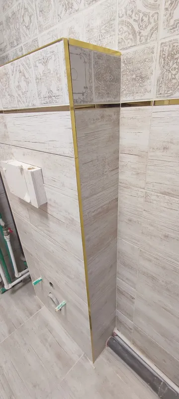 П-образный латунный профиль 10 мм полированный PCLOL 10