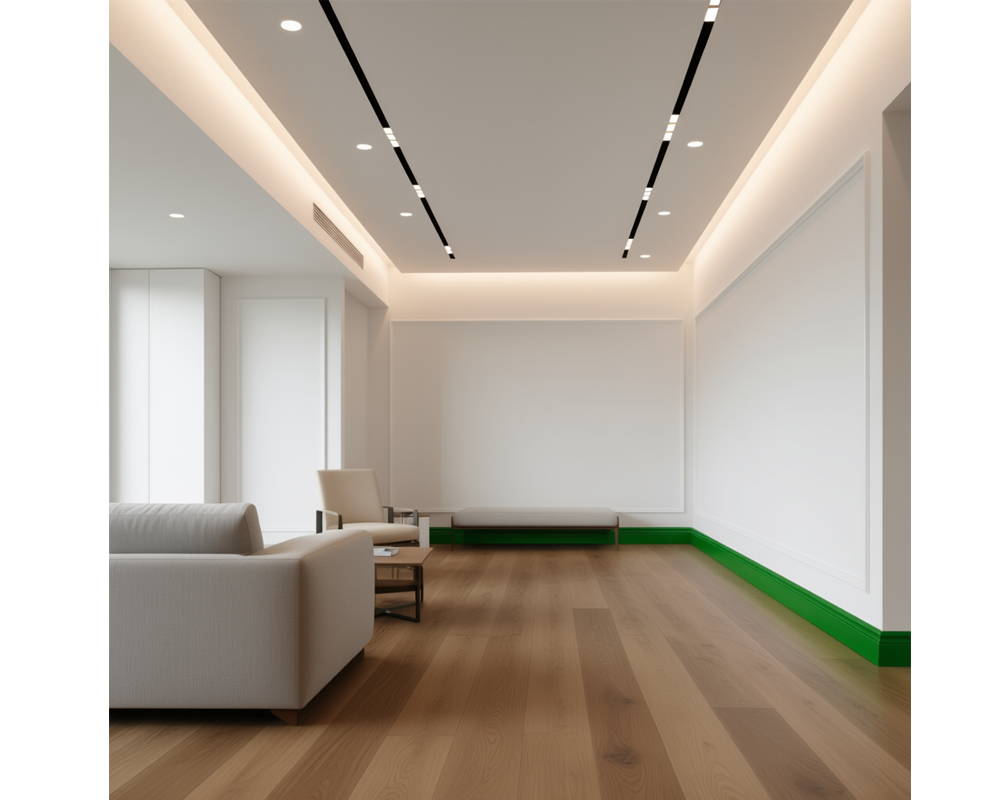 Плинтус ПОЛИСТИРОЛ HI WOOD B136 136мм х 18мм х 2,0м. Окраска включена в стоимость