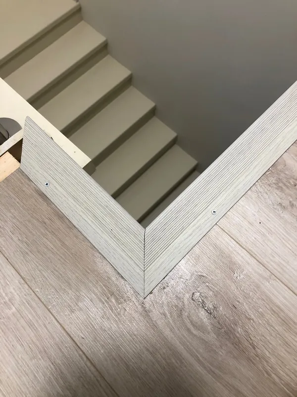 Порог угловой ПУ 02.1800.087 Дуб беленый