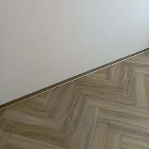 Плинтус алюминиевый Волшебная Палочка 100мм 3,0м Шампань матовая