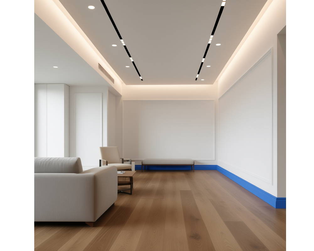 Плинтус ПОЛИСТИРОЛ HI WOOD B120V1 120мм х 16мм х 2,0м. Окраска включена в стоимость