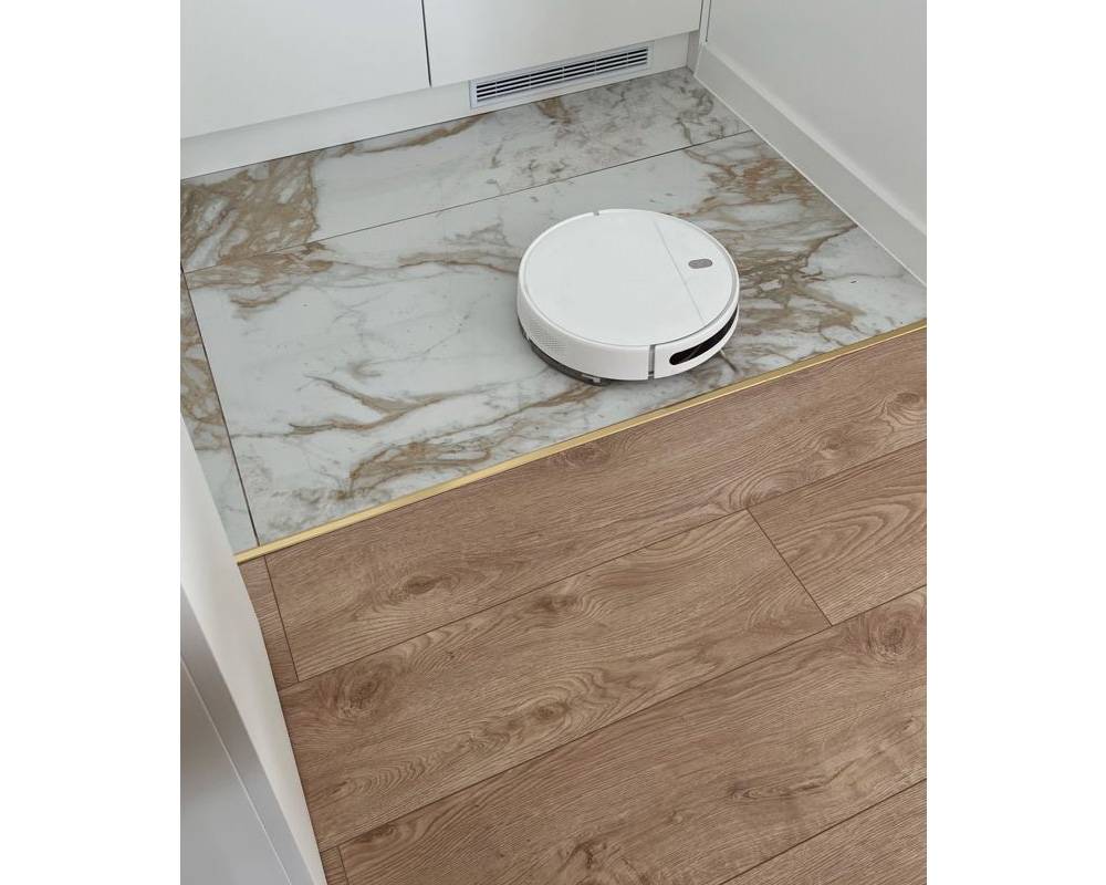 PVL38-04 Профиль Т-образный плоский латунь Антик бронза светлая 25мм х 2.7м