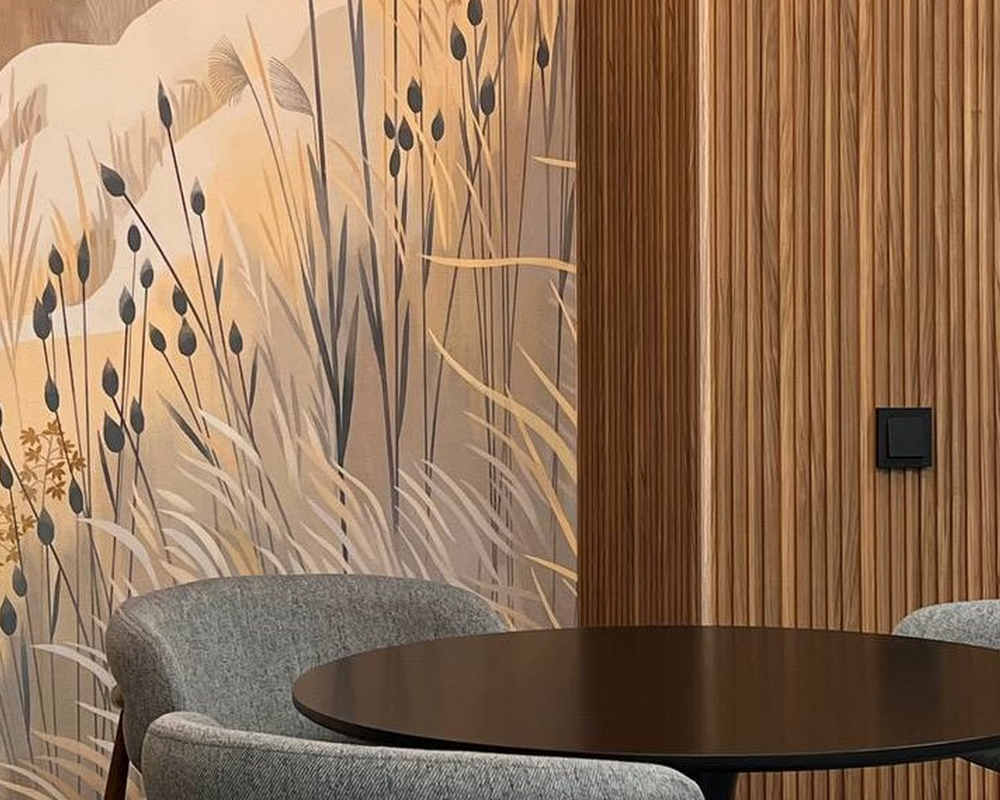 Панель МДФ ACUPAN 61.08.122505.94 зубья 12х122х2760 мм Эльм коричневый