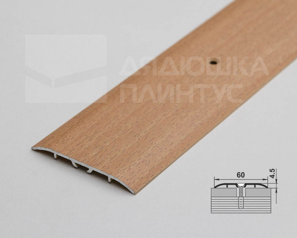 Порог одноуровневый ПС 07-1.900.043 Бук кантри