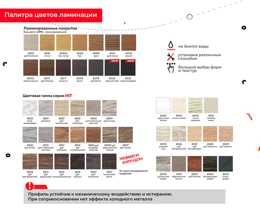 Порог одноуровневый ПС 09.2700.2105 Дуб арктик