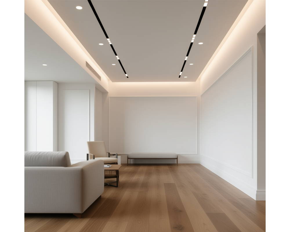 Плинтус ПОЛИСТИРОЛ HI WOOD B136 136мм х 18мм х 2,0м. Окраска включена в стоимость