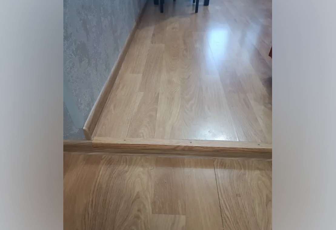 Порог угловой ПУ 04.1800.056 Бетон темный