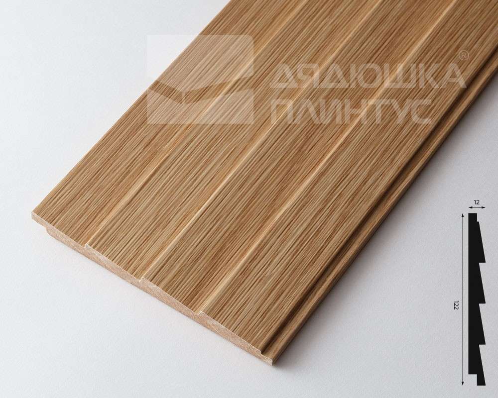 Панель МДФ ACUPAN 61.08.122505.93 зубья 12х122х2760 мм Дуб Слик