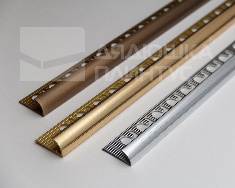 Профиль окантовочный Progress PJOL 10 10 мм 2,7м Полированный