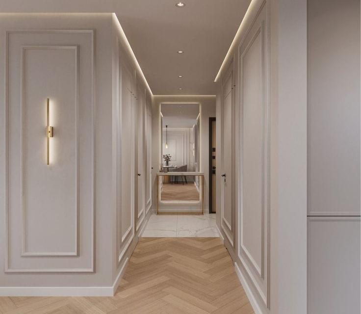 Молдинг из полистирола высокой плотности NMC WL1 40*20*2000. Покраска под заказ