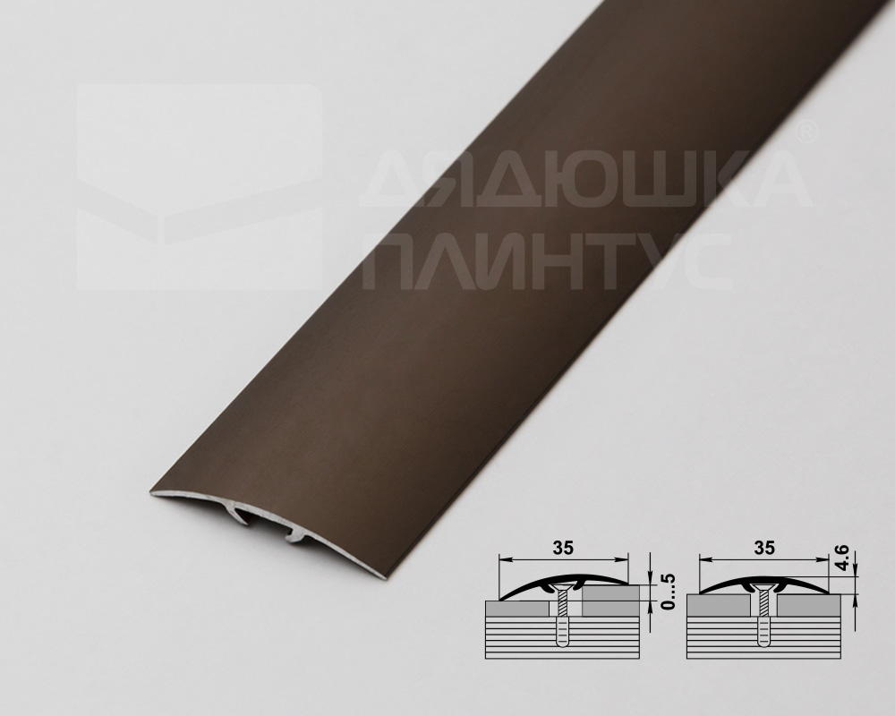 Порог одноуровневый ПС 04-3.2700.204л Бронза