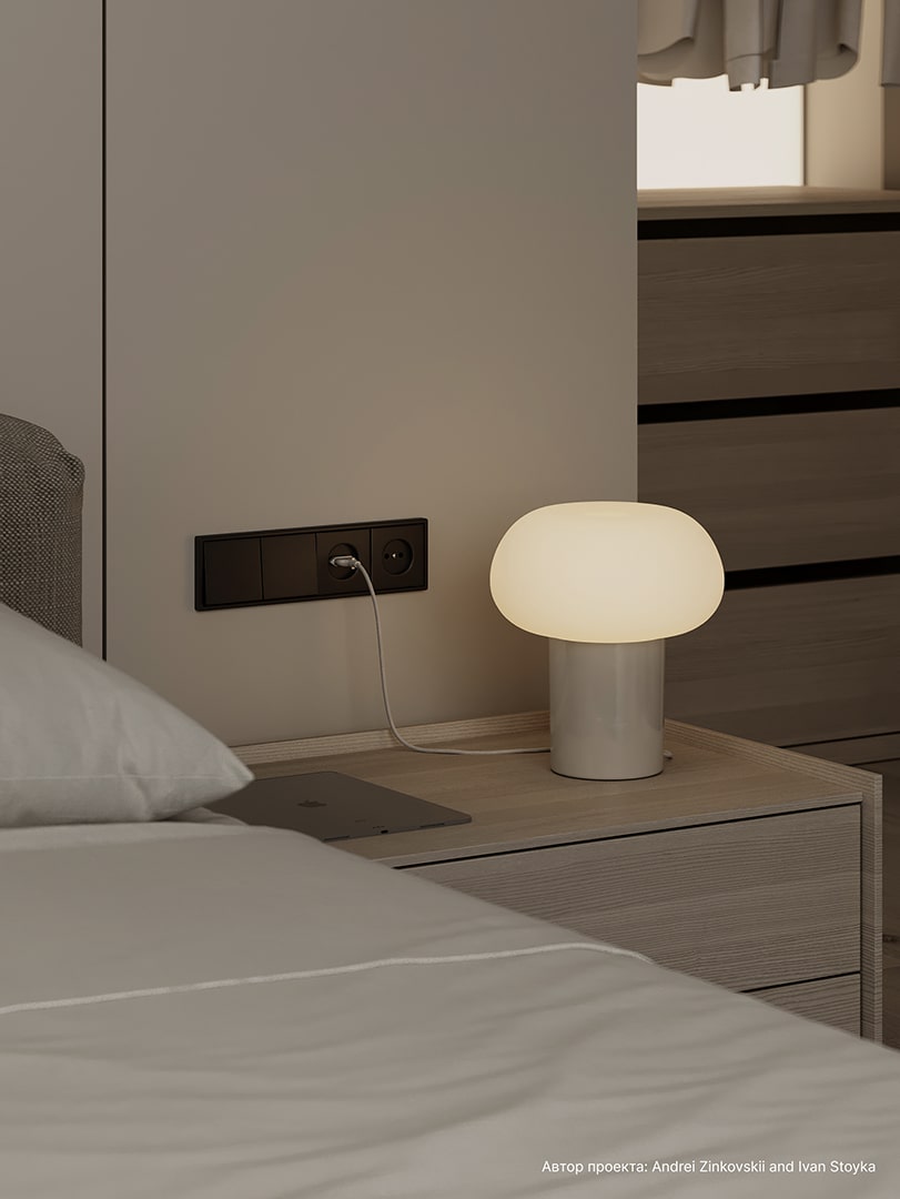 Алюминиевый теневой профиль для светодиодной ленты Decaro Engineering D007 Black 3,0 м