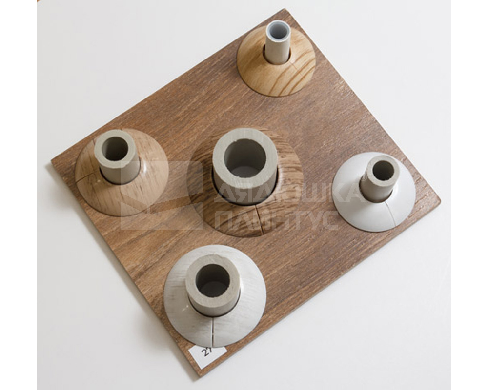 Розетта для труб ПВХ Cezar D22 M078 Дуб светло-серый