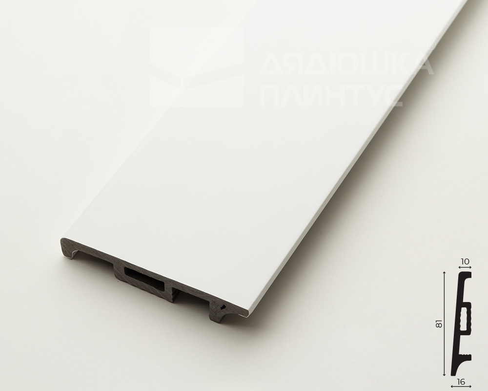 Плинтус Волшебная Палочка Самоцветы 81мм 2,0м 102