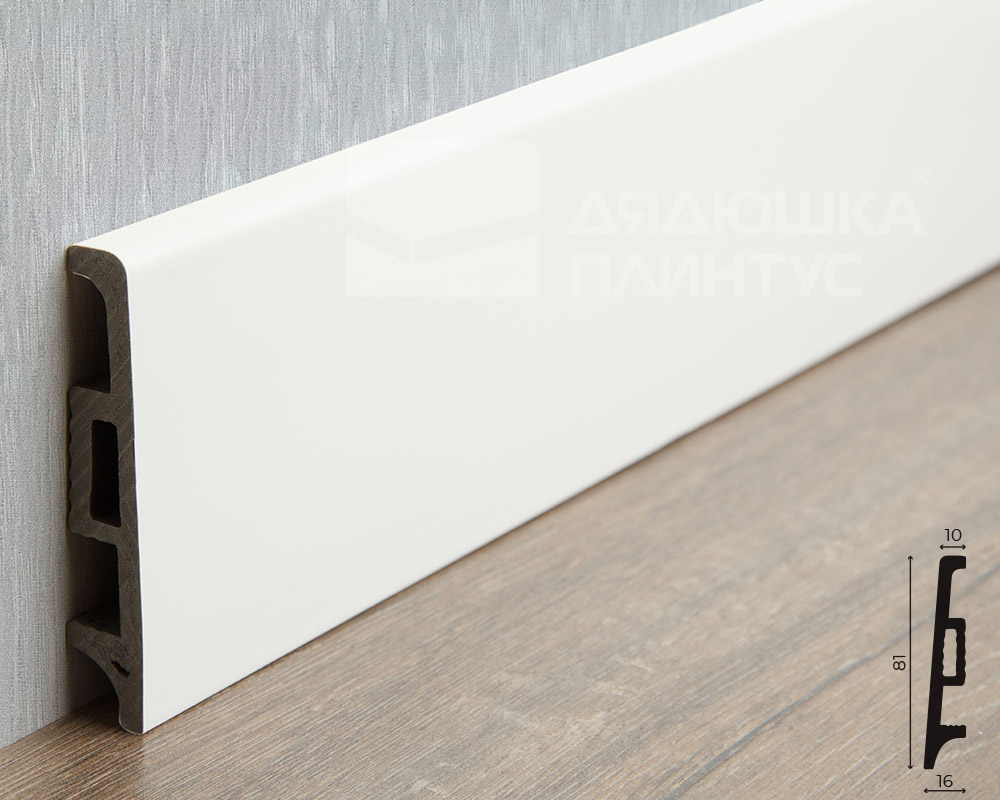 Плинтус Волшебная Палочка Самоцветы 81мм 2,0м 102