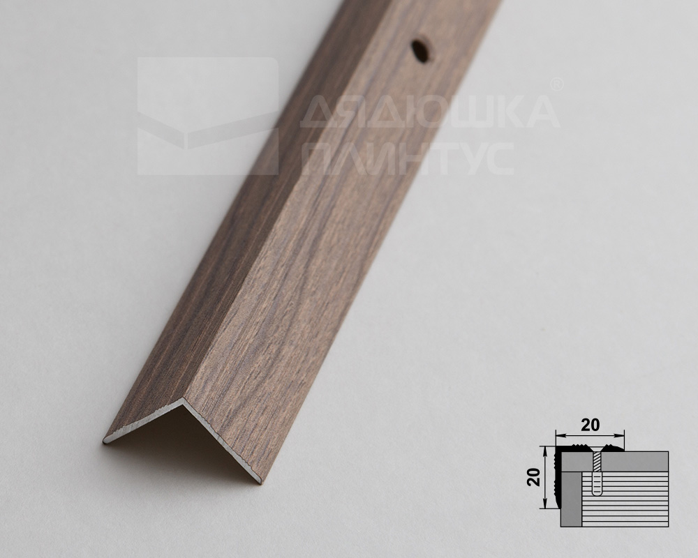 Порог угловой ПУ 05.2700.2R159 Дуб английский