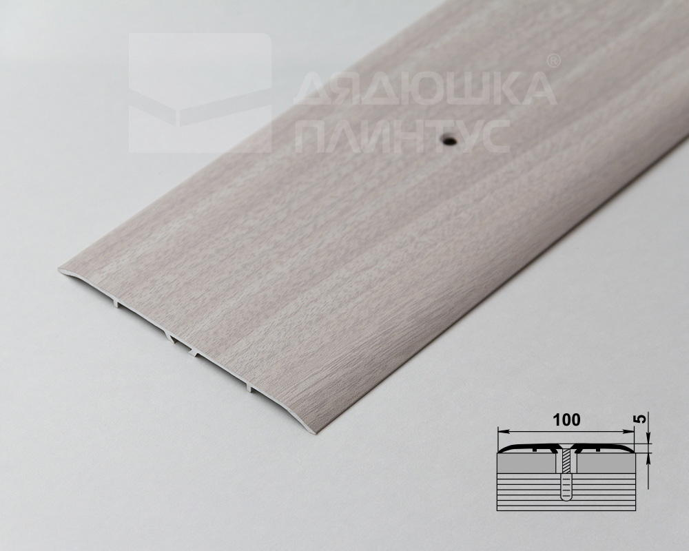 Порог одноуровневый ПС 05.1800.106 Ясень белый