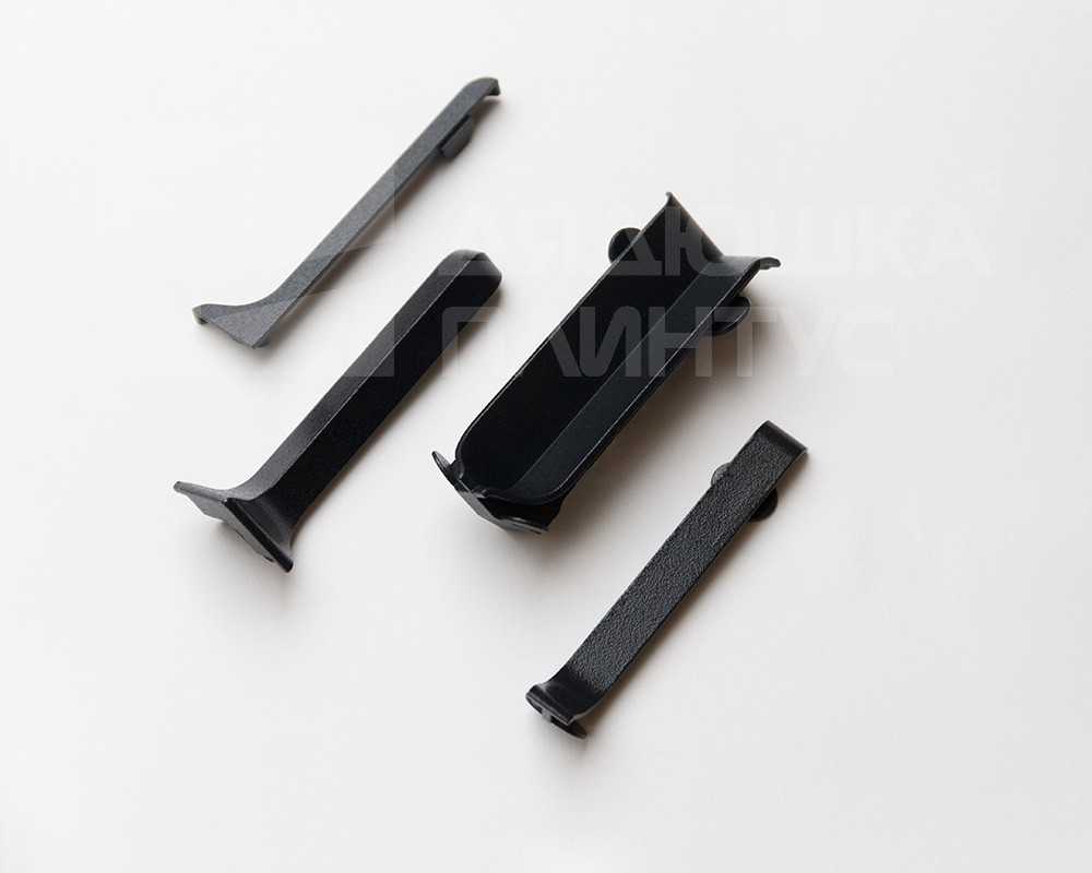 Угол внутренний для ПЛ-60 черный муар.