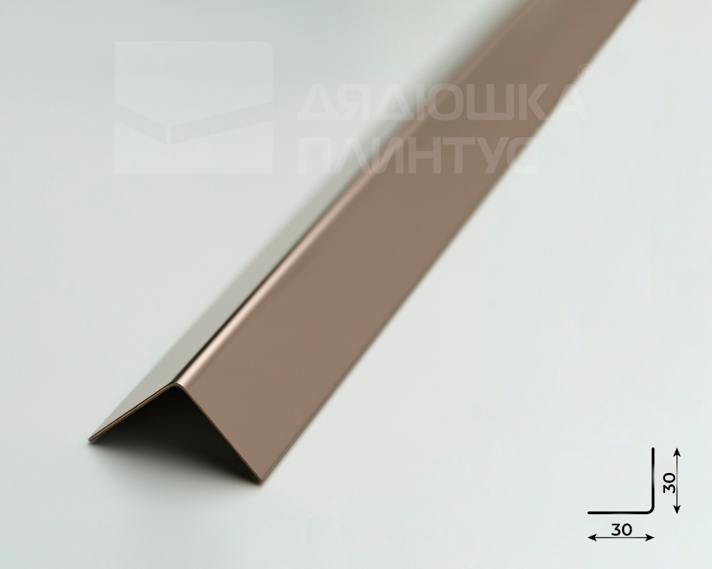 Профиль окантовочный ПУ 30НСЗ(304).2700.004 2,7 м Бронза