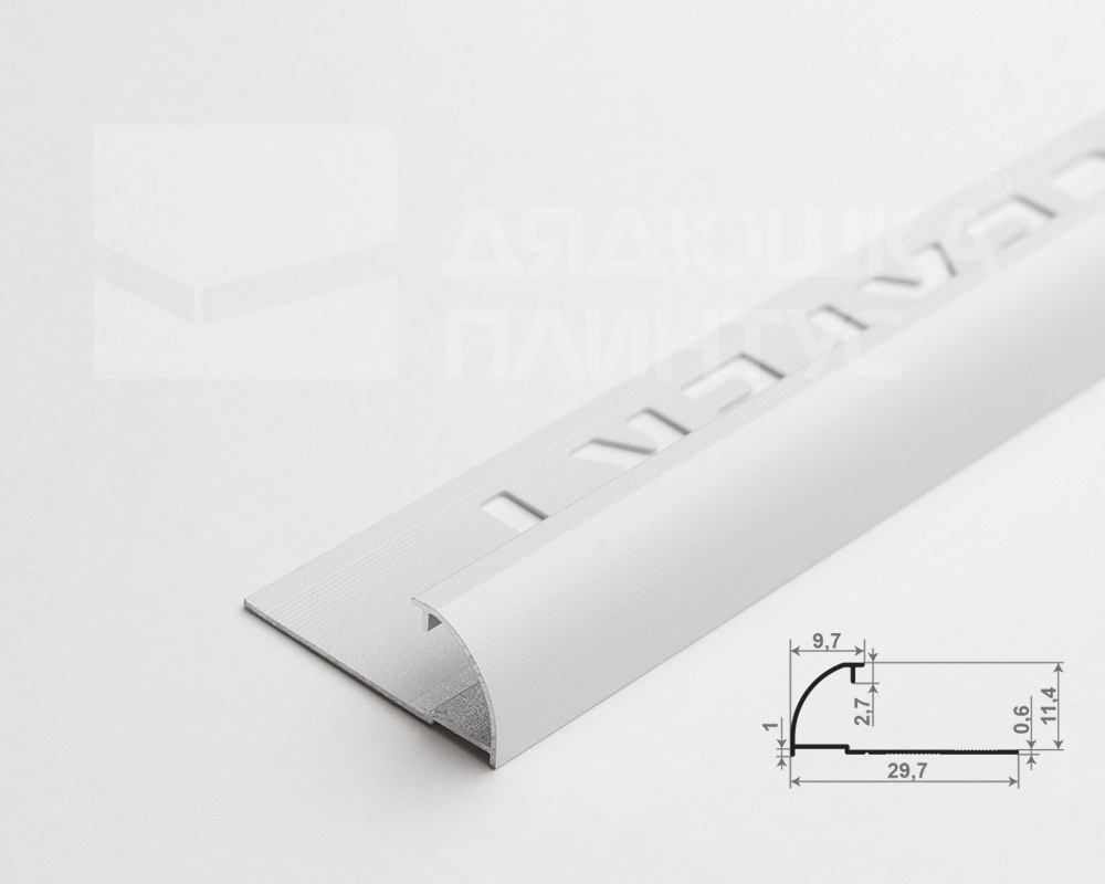 Профиль окантовочный Волшебная палочка Expert MSPKE 03-9.2700.16 10мм 2,7м Белый