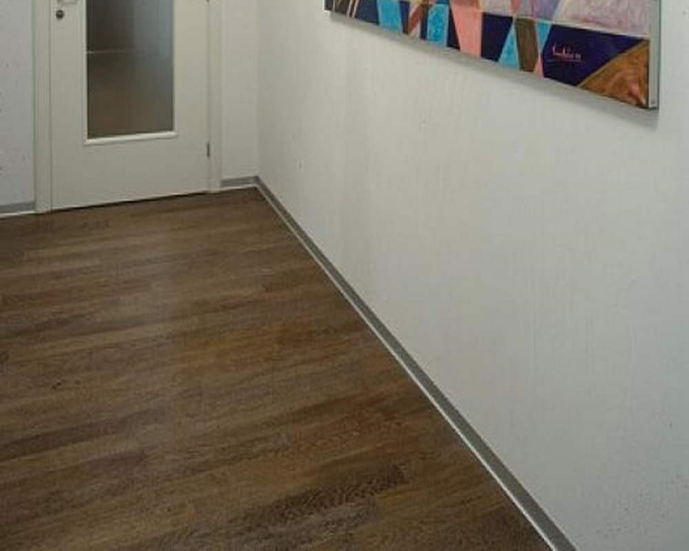 Плинтус из нержавеющей стали Пл 60-2НСП.2700.001