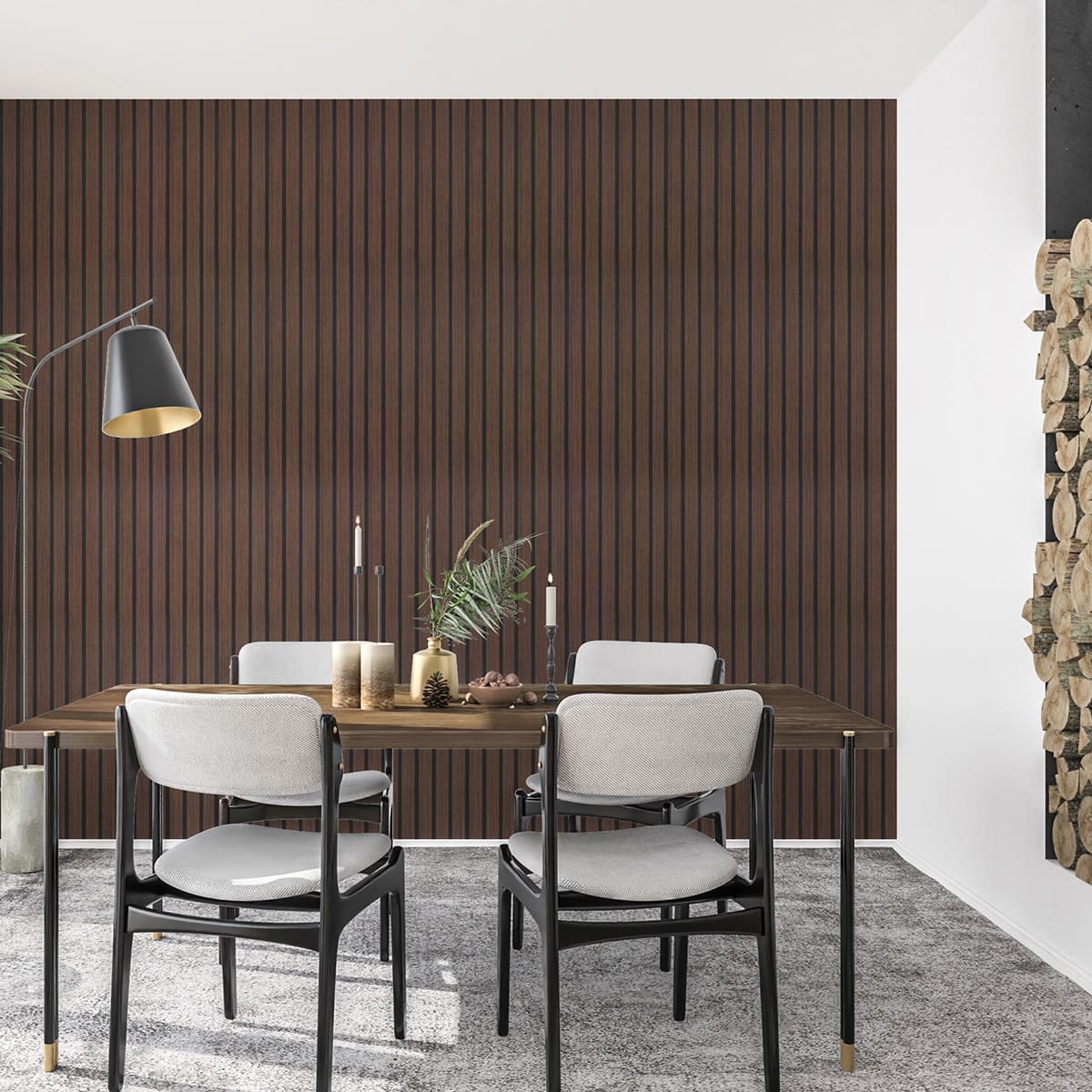 Панель вспененный полистирол ГРЕЙС 3D RAIL 120*2700 мм.  Мербау