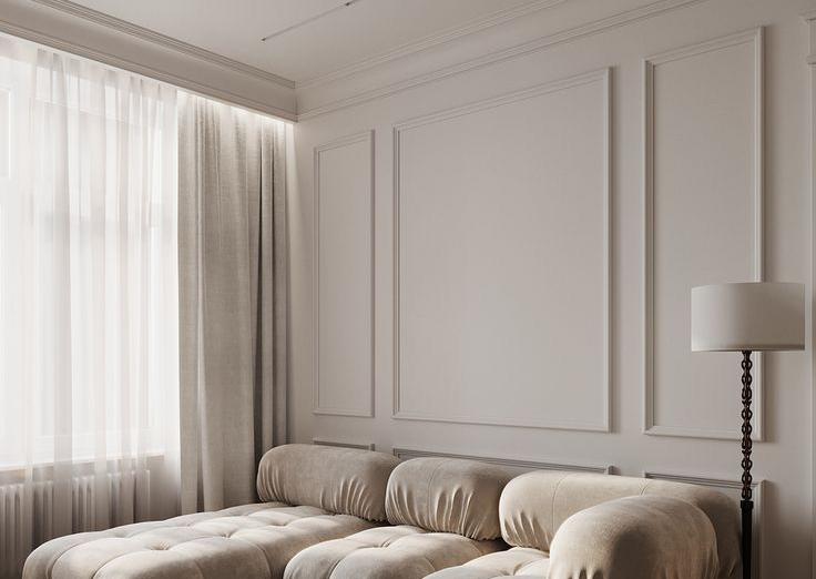 Молдинг из полистирола высокой плотности HI WOOD D10 11,4мм х 10мм х 2,0м. Покраска под заказ