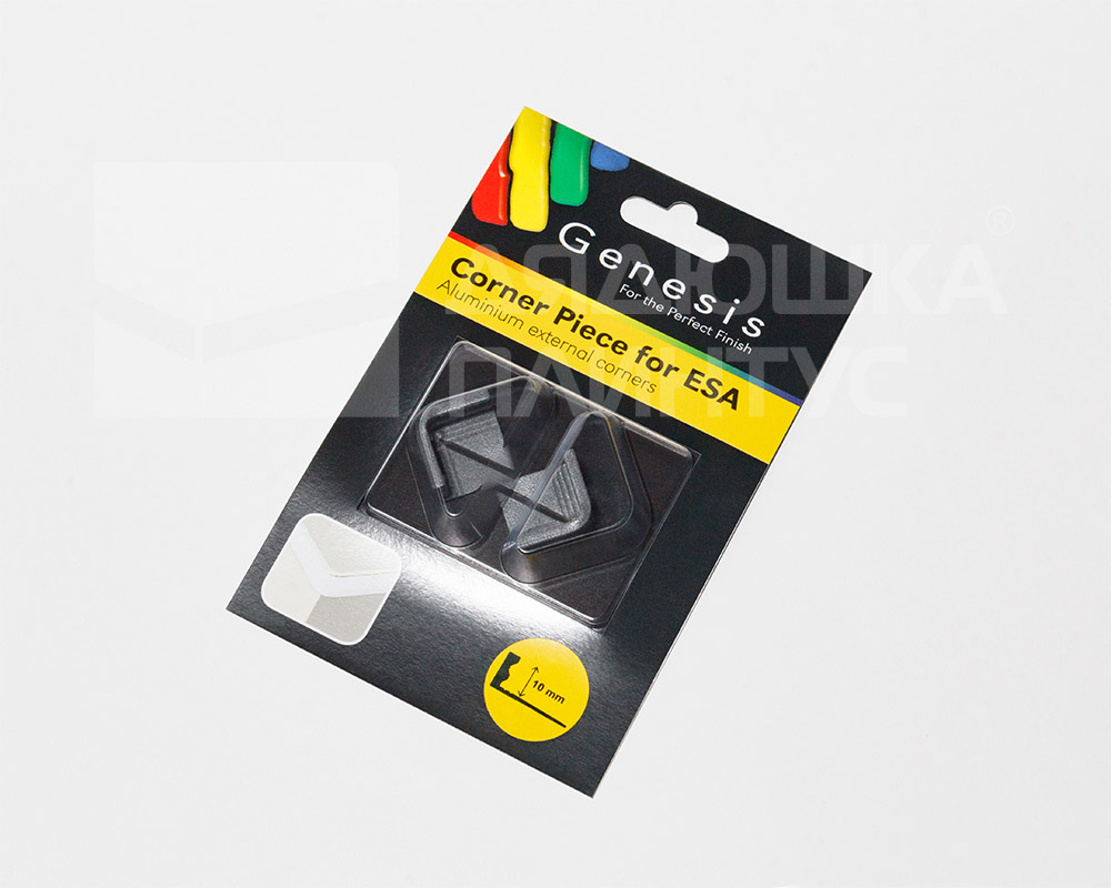 Капсула для ESA 100.435 угол L-образный 10мм. Темный гранит