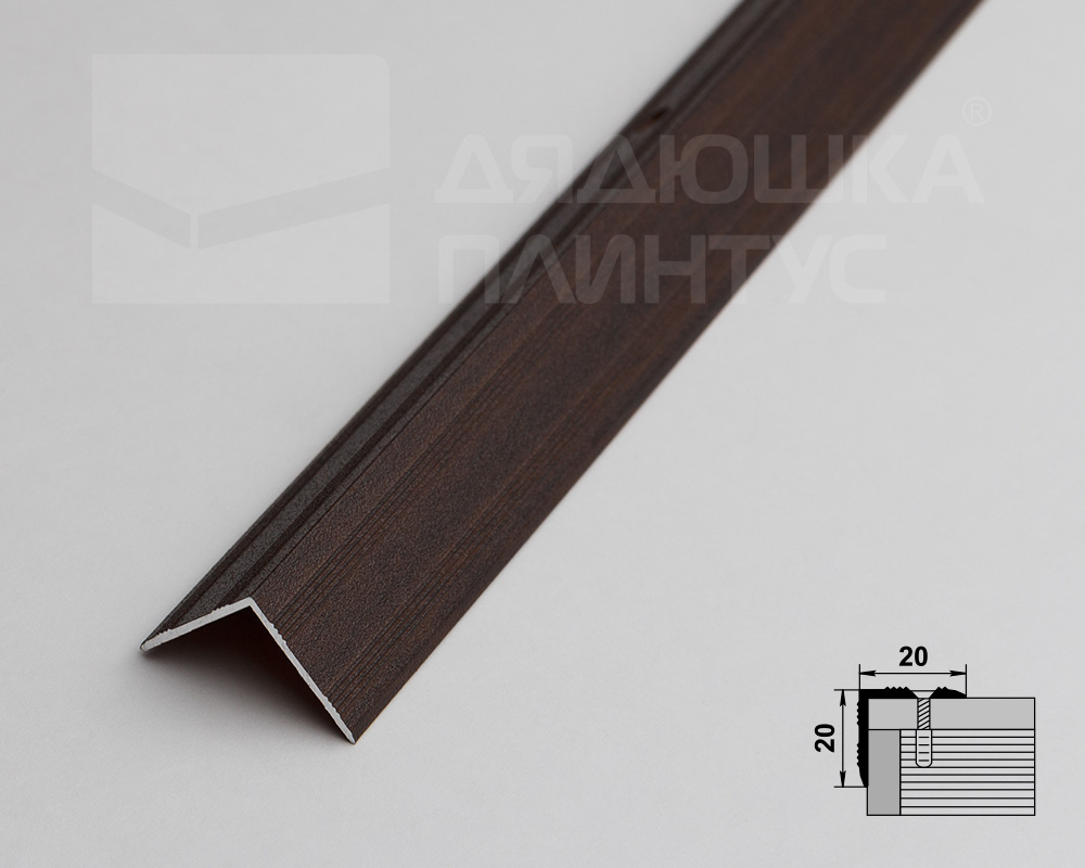 Порог угловой ПУ 05.1800.094 Венге
